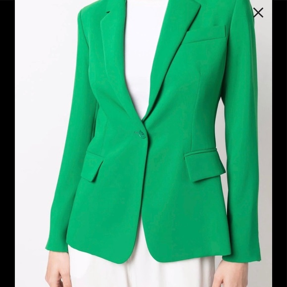 Ellen Tracy Green 2pc single-breasted tailored Blazer and Vest Size10 - Picture 2 of 12